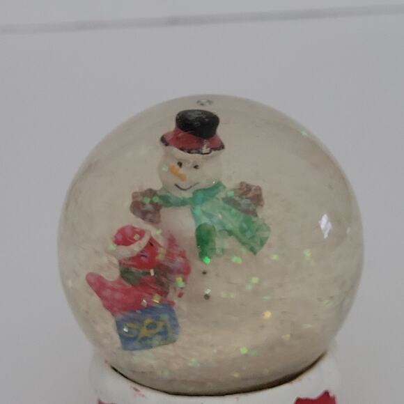 Festive Snowman 'JOY' Snow Globe - Perfect Holiday Decor - Picture 3 of 11